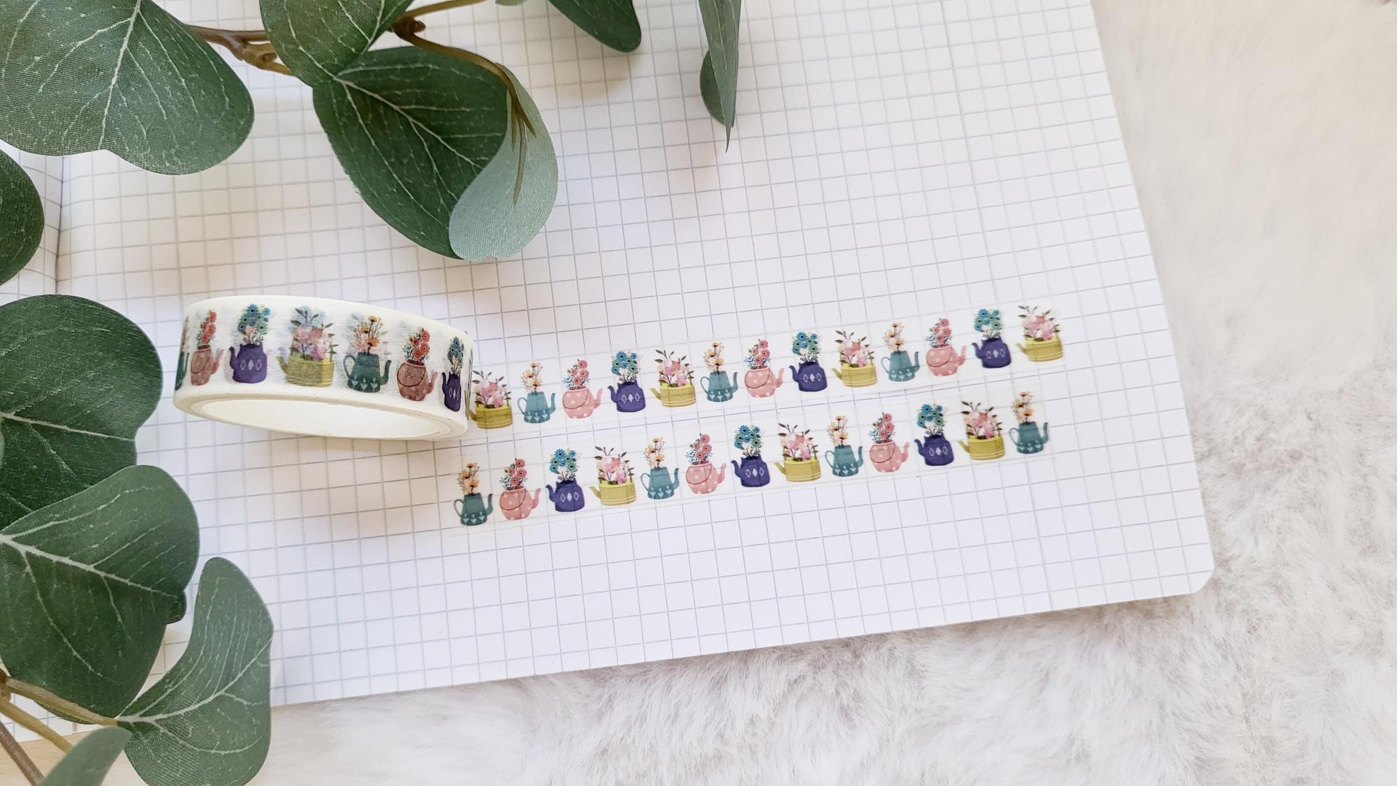 Washi Tape Blumentöpfe